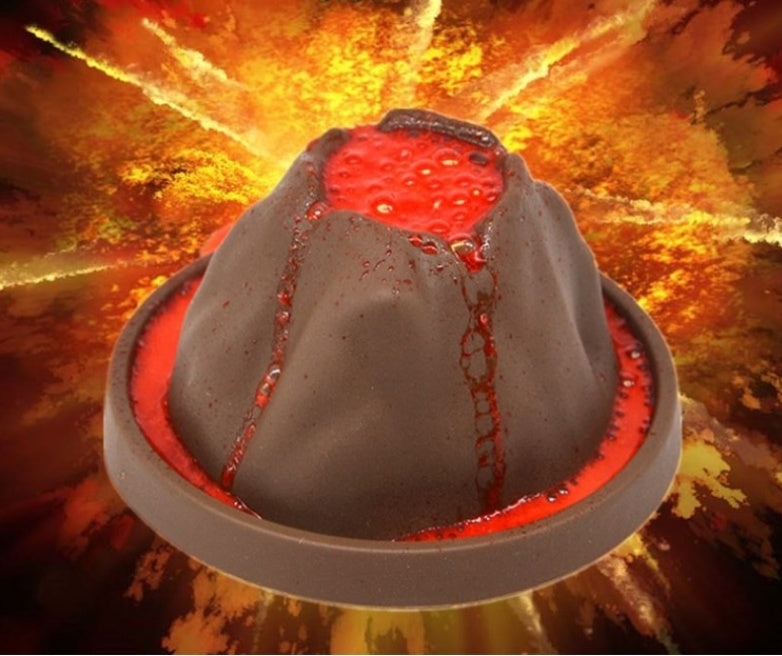 Volcanic eruption eruption model technology small production diy handmade children's toys