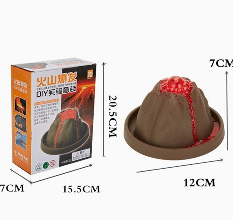 Volcanic eruption eruption model technology small production diy handmade children's toys
