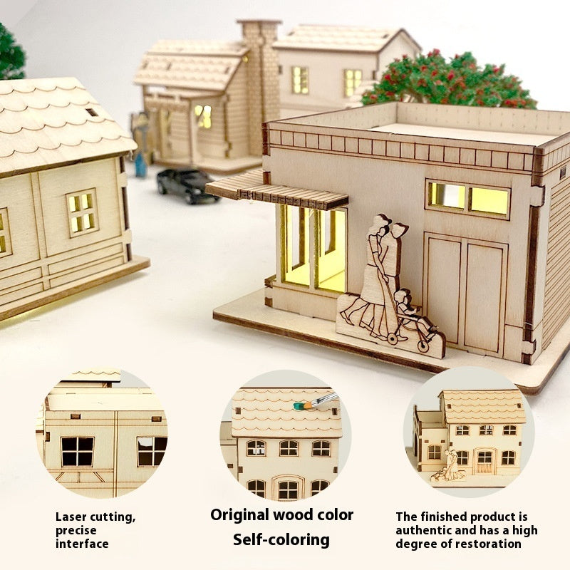 House Model Diy Handmade Children's Educational Toys