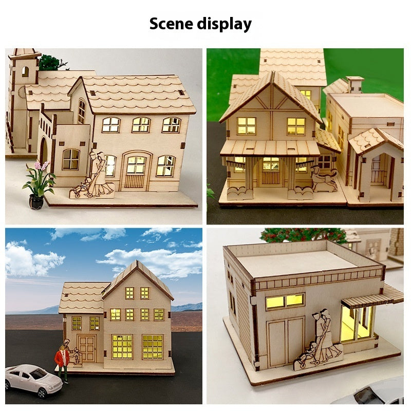 House Model Diy Handmade Children's Educational Toys