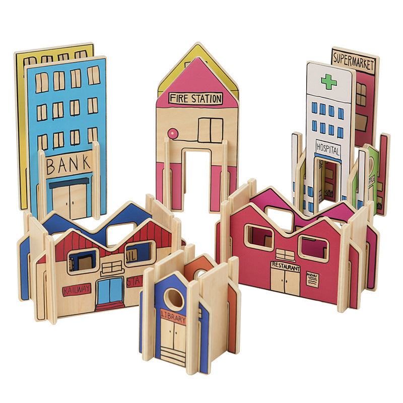 Children's DIY Assembled Building Block Toys