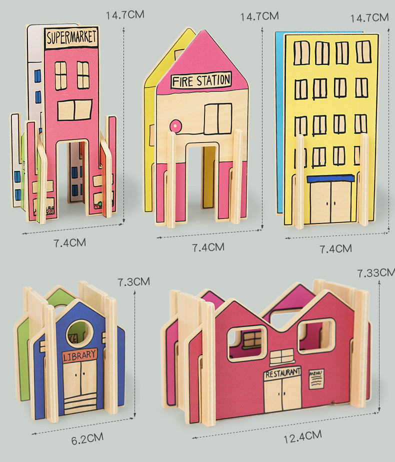 Children's DIY Assembled Building Block Toys